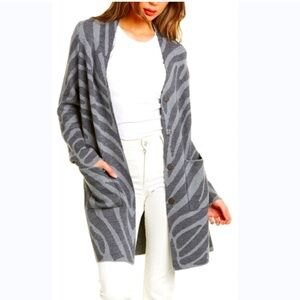 J.McLaughlin Hallie zebra cardigan